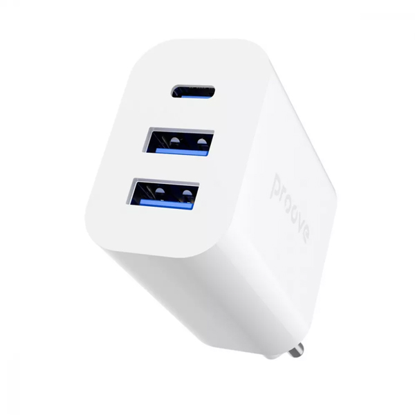 МЗП Proove Rapid 30W (2 USB + Type-C) White (CRP30210002)