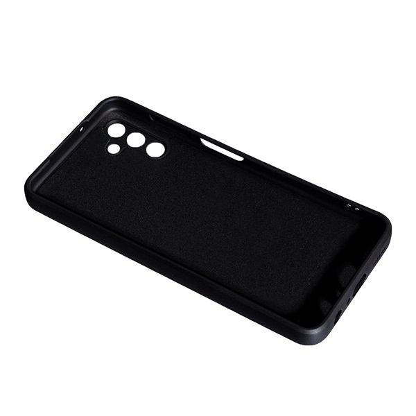 Чехол Original Soft Touch Case for Samsung A04s-2022/A047 Black with Camera Lens