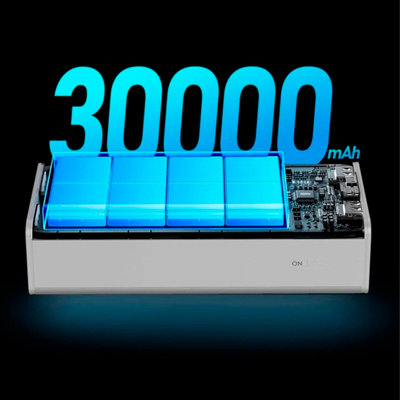 Внешний аккумулятор Remax Chinen Series 20W+22.5W Fast Charging 30000mAh Blue (RPP-320)