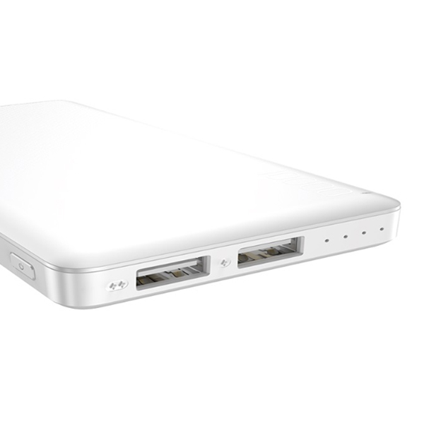 Зовнішній акумулятор Baseus Mini Cu power bank Dual USB 10000mAh White (PPALL-KU02)