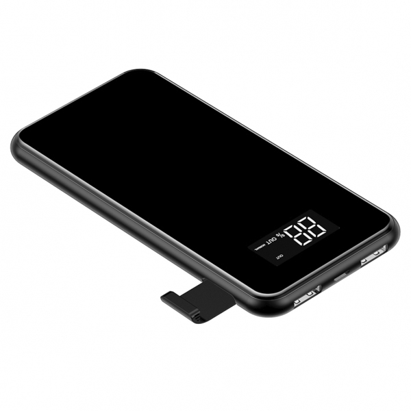 Внешний аккумулятор Baseus Power Bank 8000mAh Full screen bracket Series Wireless Charging Black (PPALL-EX01)