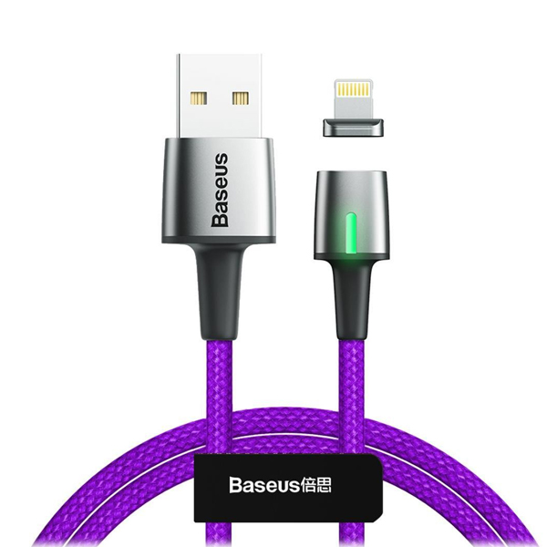 Кабель Baseus Zinc Magnetic Cable USB Lightning 1.5A 2m Purple