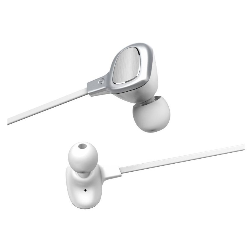 Bluetooth Наушники Baseus B15 Seal Silver/White (NGB15-02)