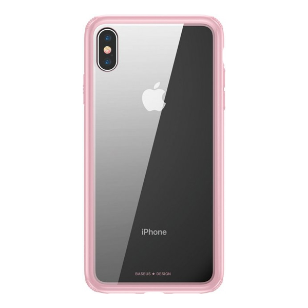 Чехол Baseus See-Through for iPhone X/XS Pink