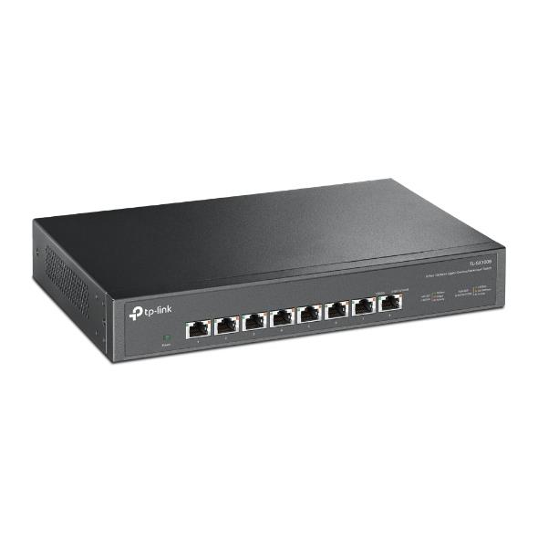 8 портовий 10-гігабітний настільний / стієчний комутатор,TL-SX1008 TP-LINK