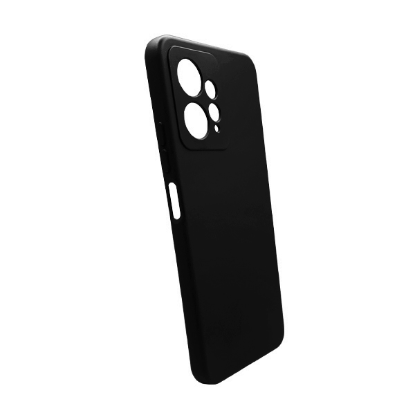Чохол Original Soft Touch Case for Xiaomi Redmi Note12 4G Black with Camera Lens