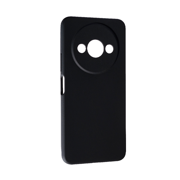 Чохол Original Soft Touch Case for Xiaomi Redmi A3/Poco C61 Black with Camera Lens