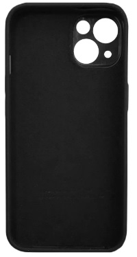 Чехол Soft Touch для Apple iPhone 13/14 Black with Camera Lens Protection Square