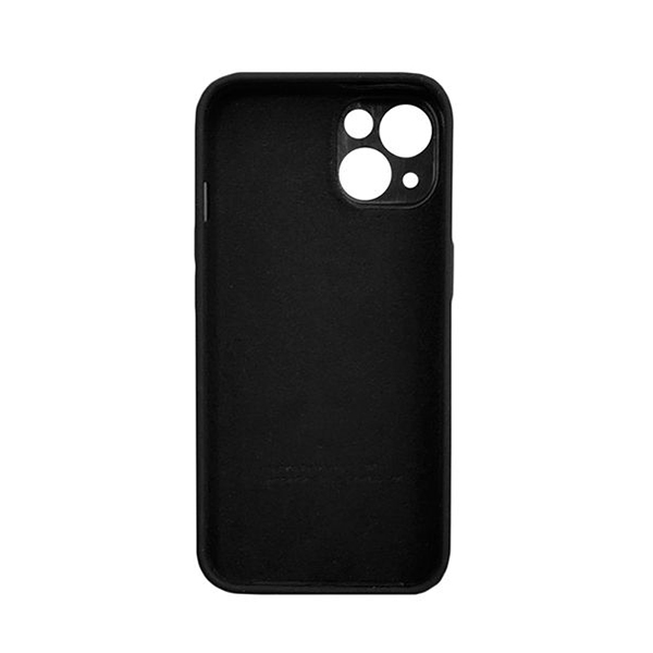 Чехол Soft Touch для Apple iPhone 13 Black with Camera Lens Protection Square