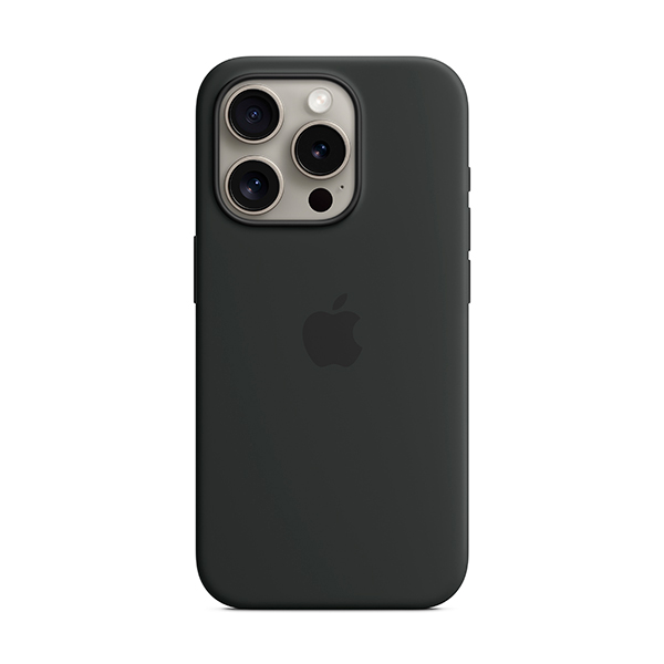 Чохол Apple iPhone 15 Pro Silicone Case with MagSafe Black (MT1A3)