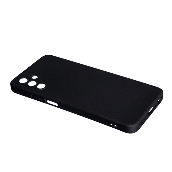 Чехол Original Soft Touch Case for Samsung A04s-2022/A047 Black with Camera Lens
