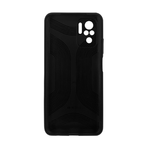 Чохол Silicon Leather Case для Xiaomi Redmi Note10 Black Twist