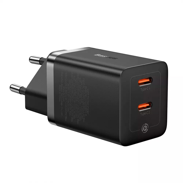 МЗП Baseus GaN5 Pro Fast Charger C+C 40W Black (CCGP180101)