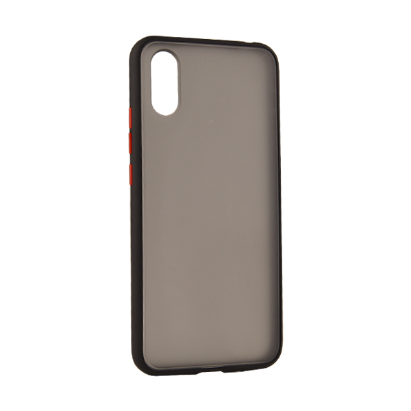 Чехол накладка Goospery Case для Xiaomi Redmi 9a Black/Red