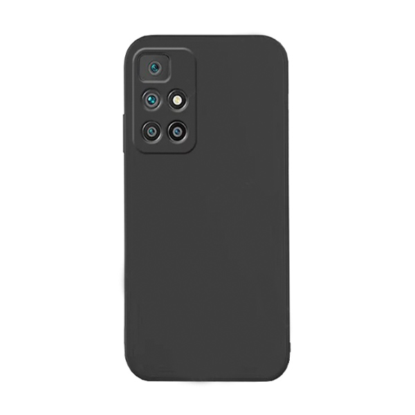 Чехол Original Soft Touch Case for Xiaomi Redmi 10/Note 11 4G Black with Camera Lens