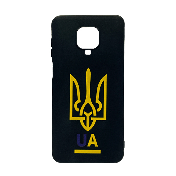 Чехол Wave We are Ukraine Case Xiaomi Redmi Note 9s/Note 9 Pro/Note 9 Pro Max Black U&A