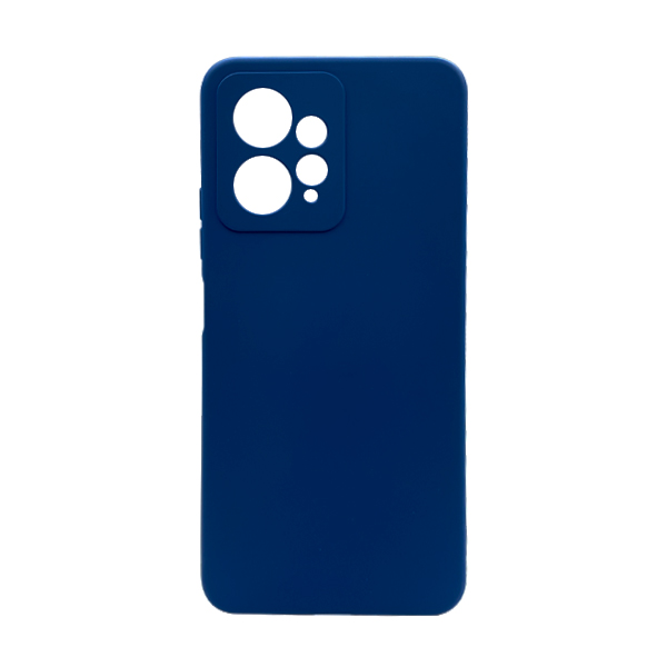 Чехол Original Soft Touch Case for Xiaomi Redmi Note12 4G Dark Blue with Camera Lens