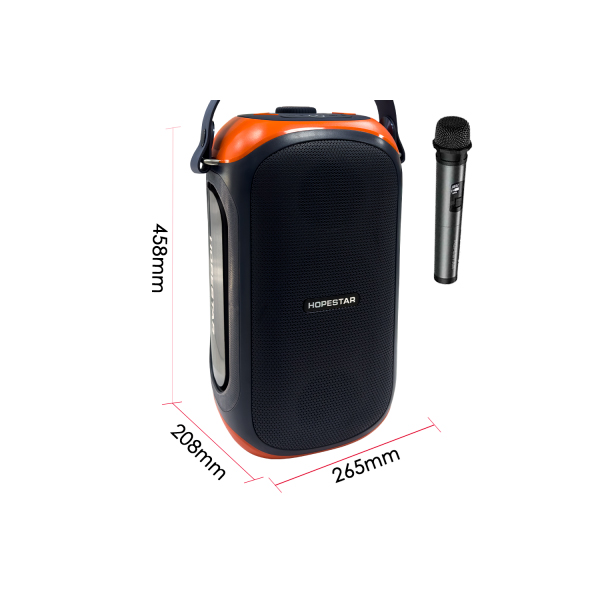 Портативна Bluetooth колонка Hopestar Party 300 Blue/Orange