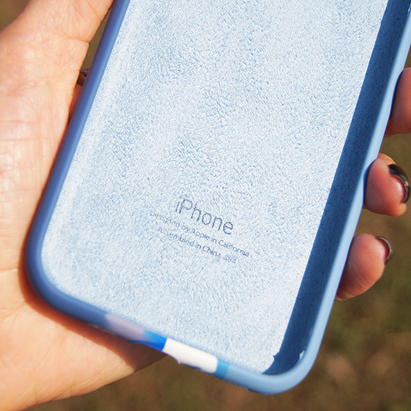 Чохол Silicone Cover Full Rainbow для iPhone 11 Pro Blue/Dark Blue