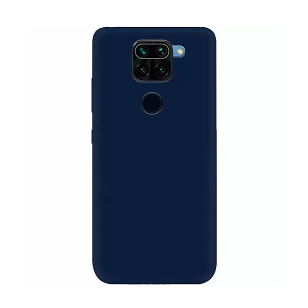 Чехол Original Soft Touch Case for Xiaomi Redmi Note 9/Redmi 10x Dark Blue