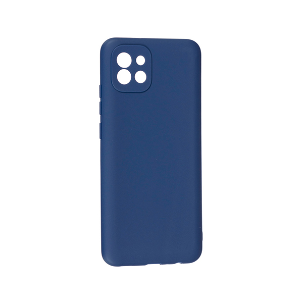 Чохол Original Soft Touch Case for Samsung A03-2022/A035  Dark Blue with Camera Lens