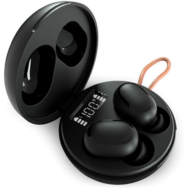 Bluetooth Навушники Ergo BS-520 Twins Bubble Black