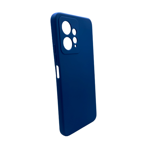 Чехол Original Soft Touch Case for Xiaomi Redmi Note12 4G Dark Blue with Camera Lens