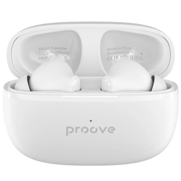 Bluetooth Навушники Proove  Freestyler TWS (White)