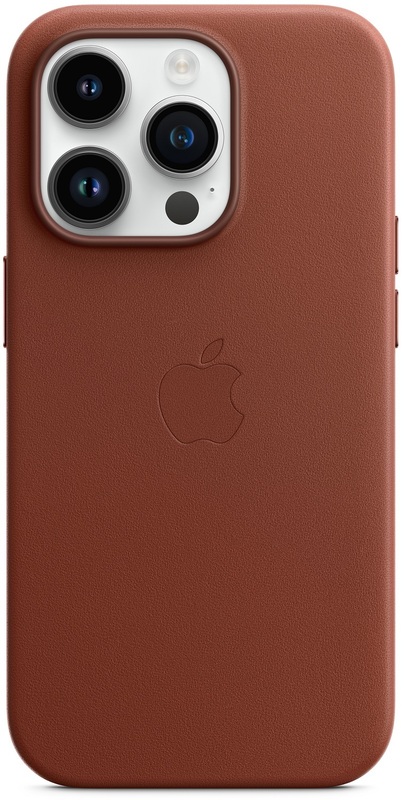 Чохол Apple iPhone 14 Pro Leather Case with MagSafe Umber (MPPK3)