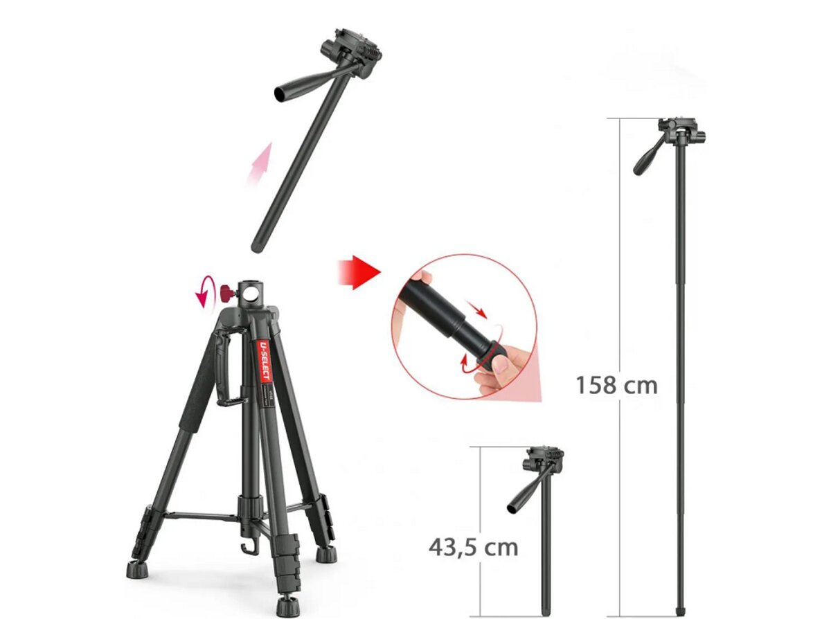 Штатив Ulanzi U-SELECT VT01 Multifunctional portable tripod (UV-2777 VT-01)