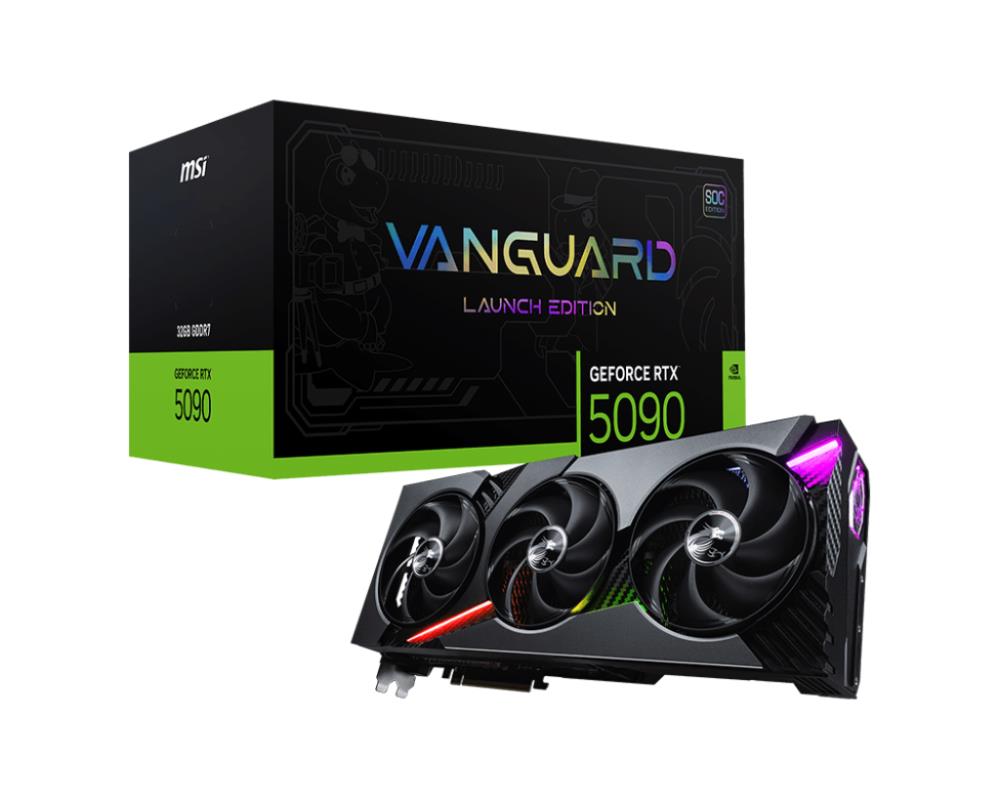 Відеокарта PCIE16 RTX5090 32GB GDDR7 5090 32G VANGUARD SOC LE MSI