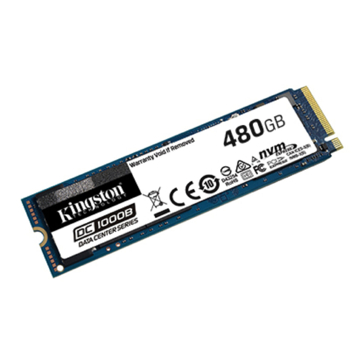 Накопичувач SSD M.2 Kingston DC1000B 480G NVMe 2280 PCIe 3.0 x4 3D NAND TLC