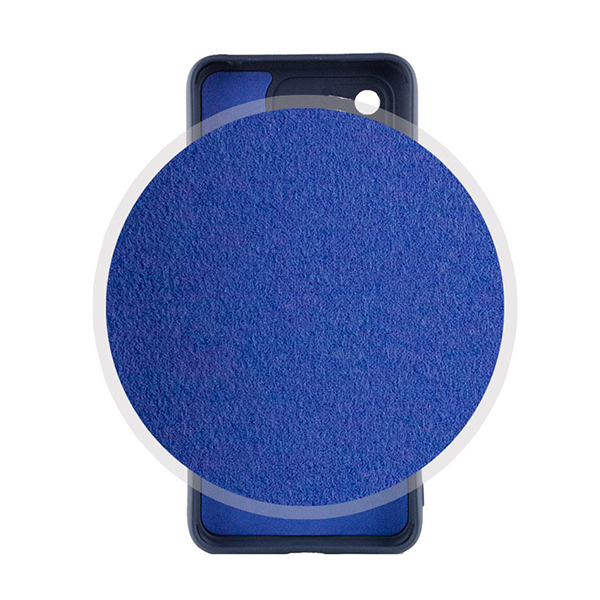Чехол Original Soft Touch Case for Xiaomi Redmi A1/A2 Dark Blue with Camera Lens