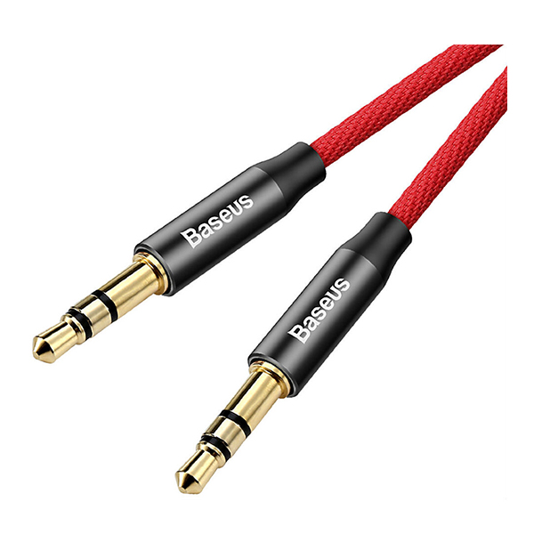 Аудио кабель 3.5 - 3.5 мм Baseus Yiven Audio Cable M30 PAPA-PAPA 1.5M Red/Black
