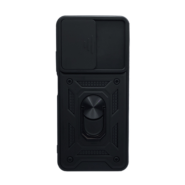 Чохол Armor Camshield Case для Xiaomi Poco X4 GT with Ring Black with Camera Lens
