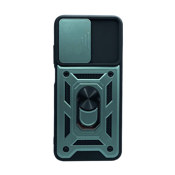 Чохол Armor Camshield Case для Xiaomi Redmi 10/Note 11 4G with Ring Green with Camera Lens