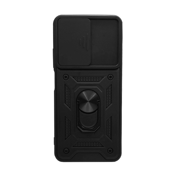 Чохол Armor Camshield Case для Xiaomi Redmi 9a with Ring Black with Camera Lens