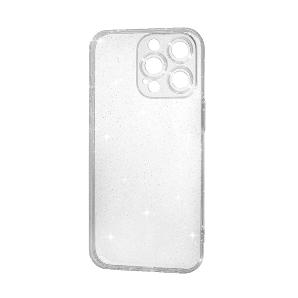 Чехол Silicon Shiny Case iPhone 14 Pro Glitter Clear