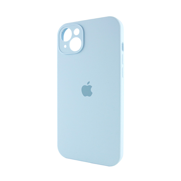 Чехол Soft Touch для Apple iPhone 13/14 Powder Blue with Camera Lens Protection Square