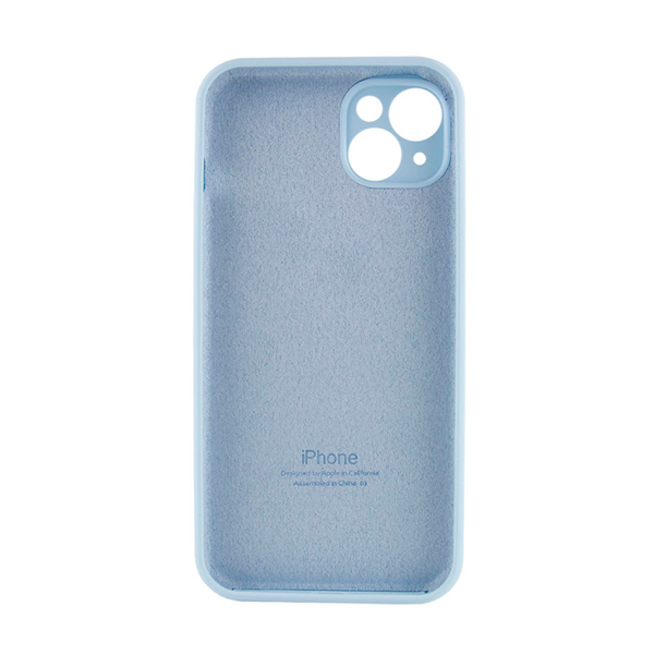 Чохол Soft Touch для Apple iPhone 13/14 Powder Blue with Camera Lens Protection Square