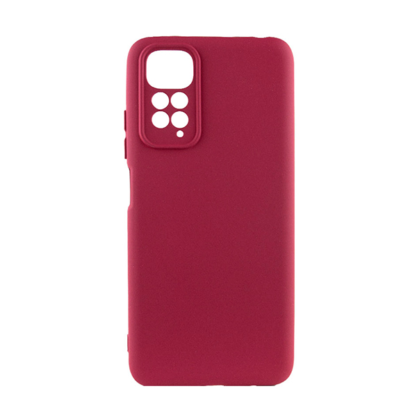 Чехол Original Soft Touch Case for Xiaomi Redmi Note11 Pro/ 5G/Note 12 Pro 4G Marsala with Camera Lens