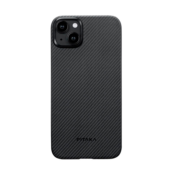 Чохол Pitaka iPhone 15 Case with MagSafe Black/Grey (KI1501MMP)