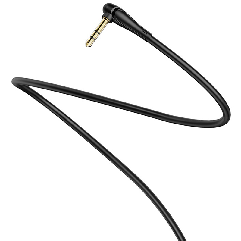 Аудіо кабель 3.5mm - 3.5 mm Hoco UPA14 1M Black