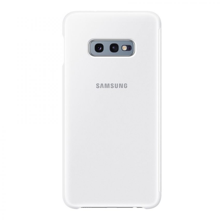 Чехол книжка Samsung G970 Galaxy S10e Clear View Cover White (EF-ZG970CWEG)