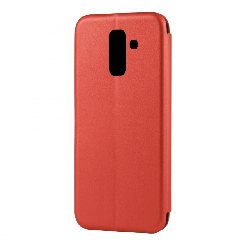 Чехол книжка Kira Slim Shell для Samsung A6 Plus 2018/A605 Red