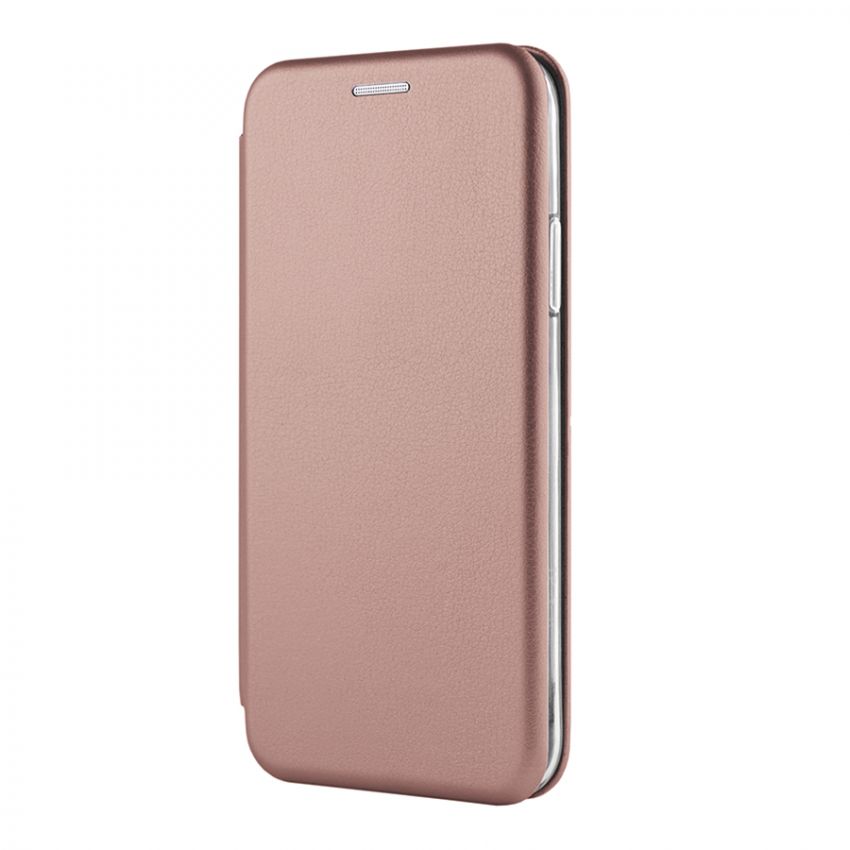 Чехол книжка Kira Slim Shell для Samsung A6 Plus 2018/A605 Rose Gold
