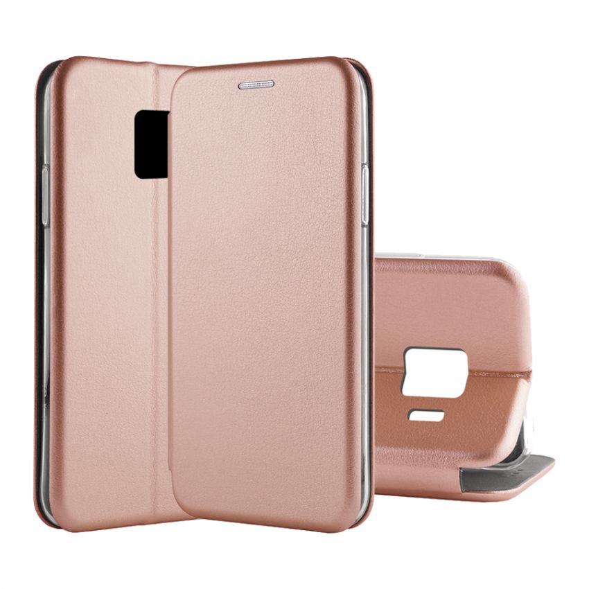 Чехол книжка Kira Slim Shell для Samsung J2 Core 2018/J260 Rose Gold