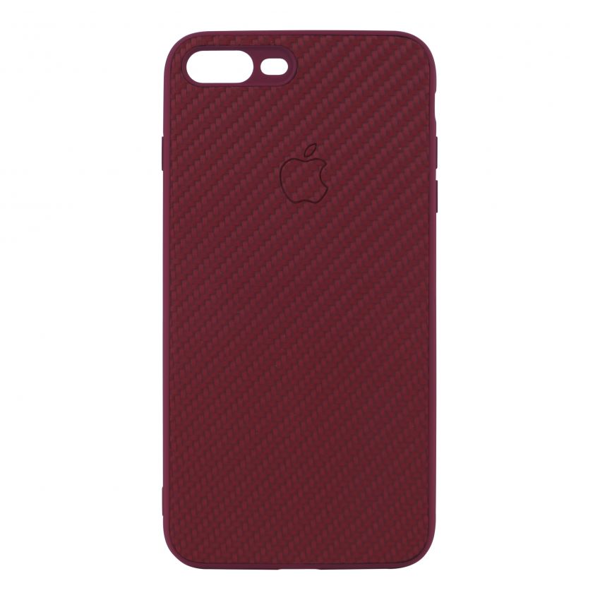 Чохол Carbon для iPhone 8 Plus Red