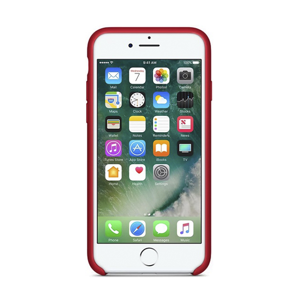 Чехол Soft Touch для Apple iPhone 8/SE 2020 China Red