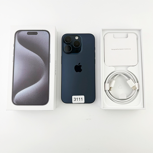Apple iPhone 15 Pro 128GB Blue Titanium Б/У №3111 (Стан 10/10)